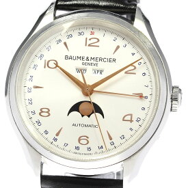 ボーム＆メルシェ Baume & Mercier M0A10213/65718 クリフトン ムーンフェイズ トリプルカレンダー 自動巻き メンズ _794605【中古】