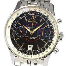 ブライトリング BREITLING A48330 モンブリラン ナビタイマー クロノグラフ デイト 手巻き メンズ _798386【中古】