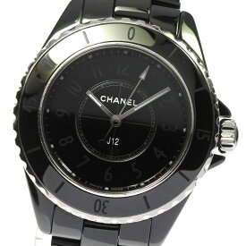 訳あり シャネル CHANEL H6346 J12 ファントム クォーツ レディース 保証書付き_797113【中古】