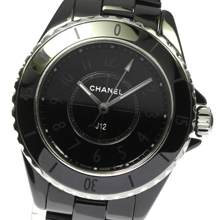 楽天市場】訳あり シャネル CHANEL H6346 J12 ファントム クォーツ  