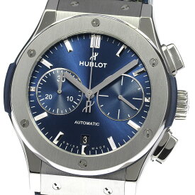 ウブロ HUBLOT 521.NX.7170.LR クラシックフュージョン チタニウム クロノグラフ 自動巻き メンズ 保証書付き_797309【中古】