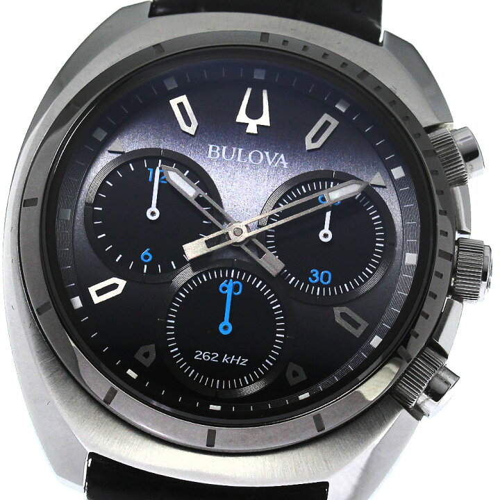 楽天市場】ブローバ BULOVA 98A155 クロノグラフ クォーツ メンズ 良品 