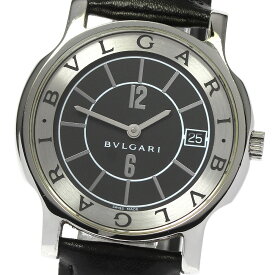 ブルガリ BVLGARI ST35S ソロテンポ デイト クォーツ メンズ _796209【中古】