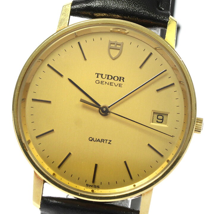 楽天市場】チュードル TUDOR 15008 ジュネーブ K18YG デイト クォーツ 
