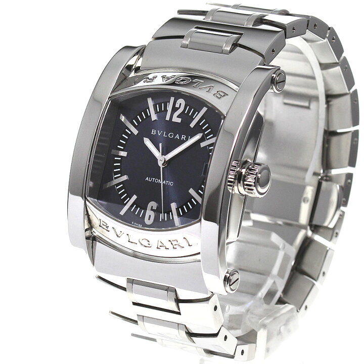 楽天市場】ブルガリ BVLGARI AA44S アショーマ デイト 自動巻き メンズ  