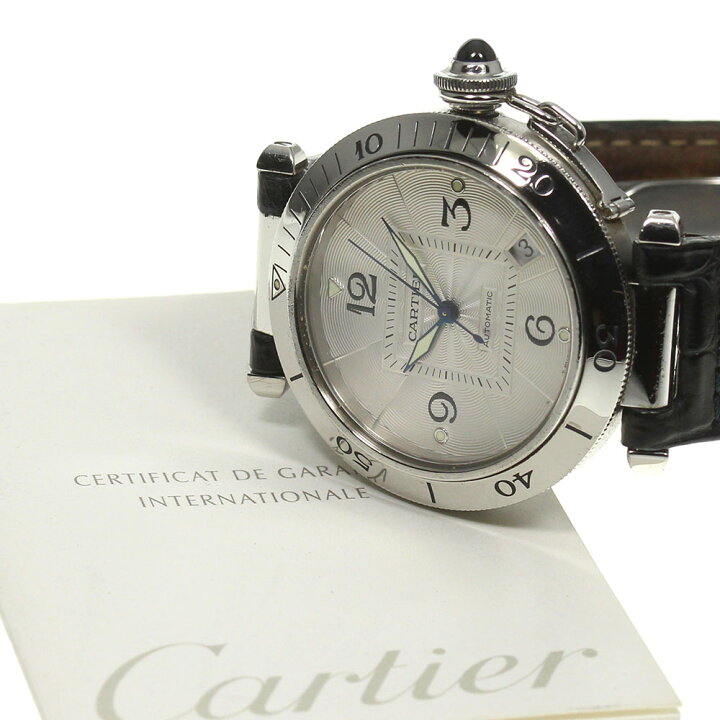 楽天市場】ベルト訳あり カルティエ CARTIER W3103155 パシャ38mm 自動  