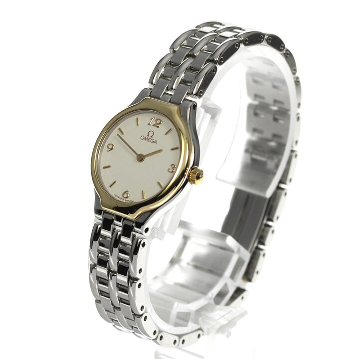 楽天市場】オメガ OMEGA デビル YGベゼル クォーツ レディース 美品  