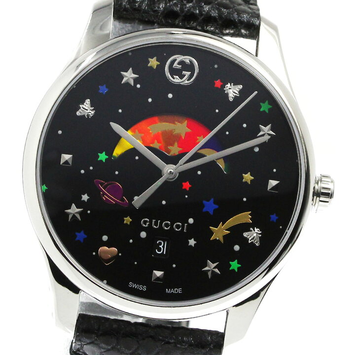 楽天市場】グッチ GUCCI 126.4/YA1264045 Gタイムレス ムーンフェイズ  