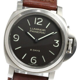 パネライ PANERAI PAM00562 ルミノール ベース 8デイズ 手巻き メンズ _801763【中古】