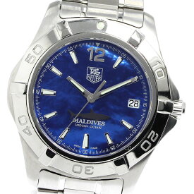 タグホイヤー TAG HEUER WAF211M アクアレーサー モルディブ限定 デイト 自動巻き メンズ 良品 _802038【中古】