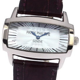 パテックフィリップ PATEK PHILIPPE Ref.4980 ゴンドーロ ジェンマ K18WG クォーツ メンズ _766600【中古】