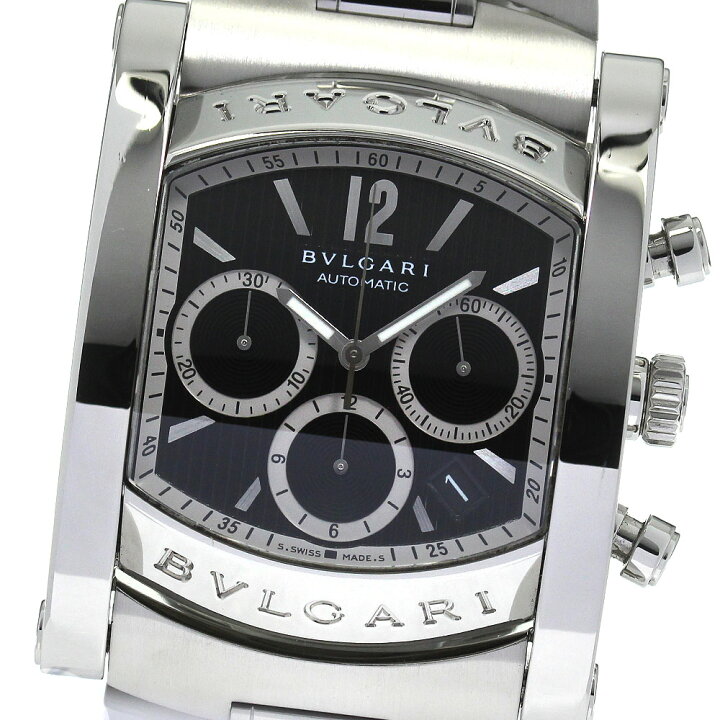 楽天市場】ブルガリ BVLGARI AA48SCH アショーマ クロノグラフ デイト 
