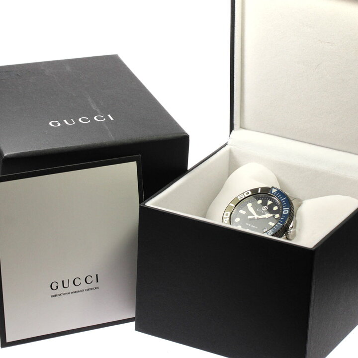 楽天市場】グッチ GUCCI 126.2/YA126281 Gタイムレス ダイバー デイト 