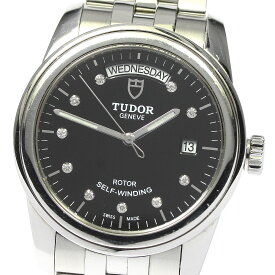 チュードル TUDOR 56000 グラマー デイトデイ 10Pダイヤ 自動巻き メンズ _800655【中古】