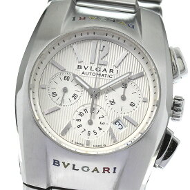 訳あり ブルガリ BVLGARI EG35SCH エルゴン クロノグラフ 自動巻き ボーイズ 箱・保証書付き_801099【中古】