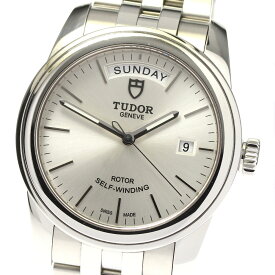 チュードル TUDOR 56000 グラマー デイトデイ 自動巻き メンズ 箱・保証書付き_802609【中古】