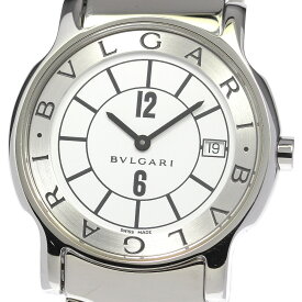 ブルガリ BVLGARI ST35S ソロテンポ デイト クォーツ メンズ _802863【中古】