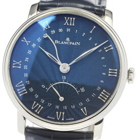 ブランパン Blancpain 6653Q-1529-55B ヴィルレ ウルトラスリム K18WG レトログラード 自動巻き メンズ 良品 保証書付き_800663【中古】