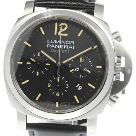 パネライ PANERAI PAM00356 ルミノール デイライト クロノグラフ 自動巻き メンズ 箱・保証書付き_803255【中古】