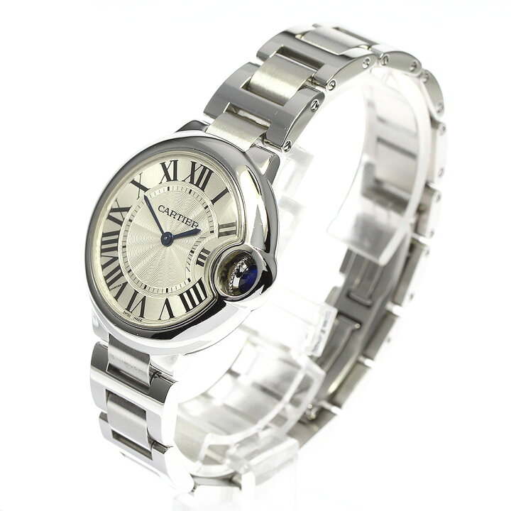 楽天市場】カルティエ CARTIER W6920084 バロンブルーMM クォーツ  