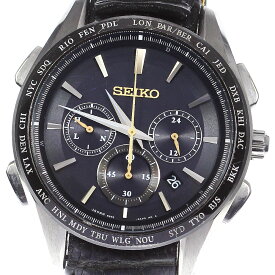 セイコー SEIKO SAGA221/8B92-0AP0 ブライツ フライトエキスパート ソーラー電波 メンズ 箱・保証書付き_802636【中古】