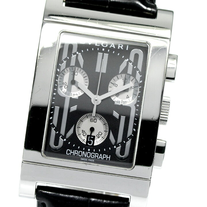 楽天市場】ブルガリ BVLGARI RTC49S レッタンゴロ クロノグラフ デイト 