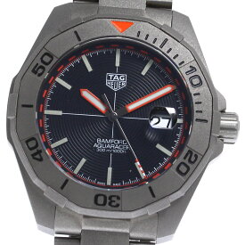 タグホイヤー TAG HEUER WAY208F アクアレーサー バンフォード デイト 世界限定1500本 自動巻き メンズ 美品 保証書付き_805169【中古】