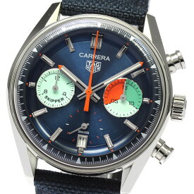 タグホイヤー TAG HEUER CBS2213 カレラ スキッパー クロノグラフ 自動巻き メンズ 良品 _806354【中古】