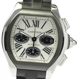 カルティエ CARTIER W6206020 ロードスターS クロノグラフ 自動巻き メンズ 保証書付き_804051【中古】