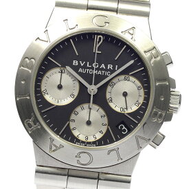 ブルガリ BVLGARI CH35S ディアゴノ スポーツ クロノグラフ 自動巻き メンズ 保証書付き_806004【中古】