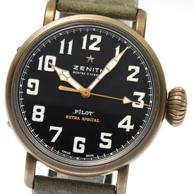 ゼニス ZENITH 29.1940.679 パイロット タイプ 20 エクストラスペシャル 自動巻き メンズ 良品 箱・保証書付き_806467【中古】