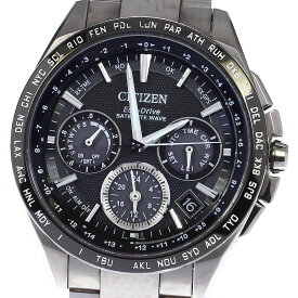 シチズン CITIZEN F900-T021531/CC9015-54E アテッサ エコドライブ サテライトウェーブ GPS ソーラー電波 メンズ 箱・保証書付き_807296【中古】