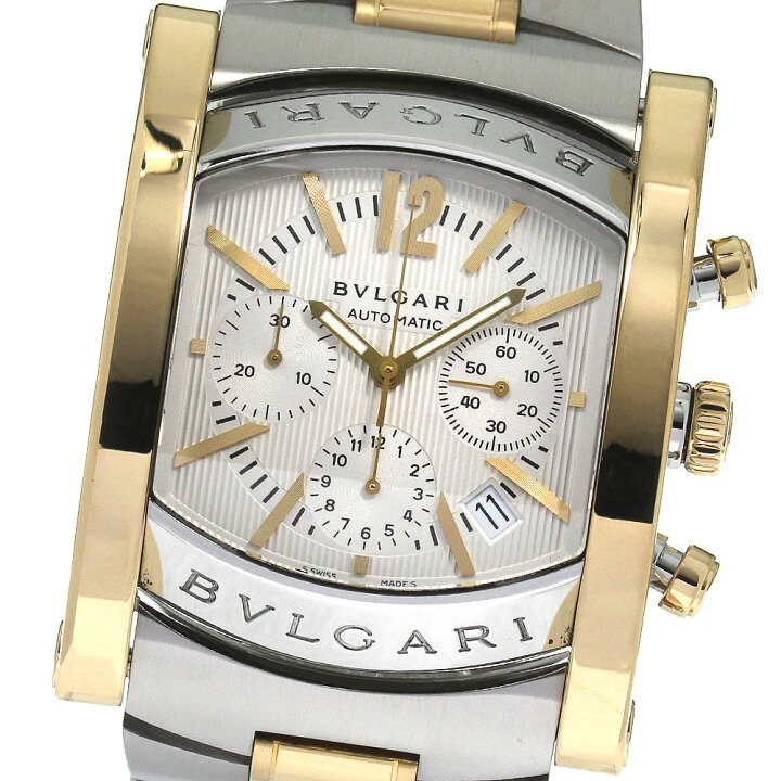 楽天市場】ブルガリ BVLGARI AA48SGCH アショーマ クロノグラフ 自動  