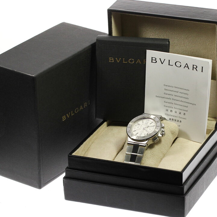 楽天市場】ブルガリ BVLGARI DG40SCH ディアゴノ クロノグラフ 自動  