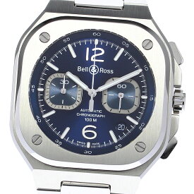 ベル＆ロス Bell＆Ross BR05C-BLU-ST/SST BR05 ブルー スティール クロノグラフ 自動巻き メンズ 美品 箱付き_808562【中古】