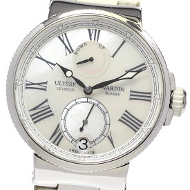 ユリス・ナルダン Ulysse Nardin 1183-160 マリーン クロノメーター デイト 自動巻き メンズ 箱付き_805407【中古】