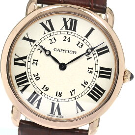 カルティエ CARTIER W6800251 ロンドルイ K18PG 手巻き メンズ 良品 _807883【中古】