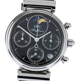 IWC SCHAFFHAUSEN IW373605 リトルダヴィンチ クロノグラフ ムーンフェイズ クォーツ レディース 良品 _807399【中古】