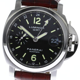 パネライ PANERAI PAM00244 ルミノール GMT デイト 自動巻き メンズ _807664【中古】