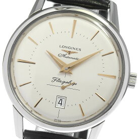 ロンジン LONGINES L4.795.4 フラッグシップ ヘリテージ デイト 自動巻き メンズ 保証書付き_809496【中古】