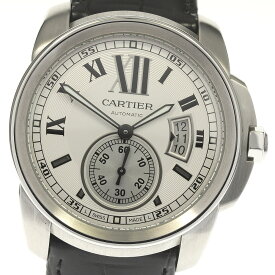 カルティエ CARTIER W7100013 カリブルドゥカルティエ スモールセコンド 自動巻き メンズ _806612【中古】