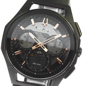 ブローバ BULOVA 98A207 ハイパフォーマンスクォーツ クロノグラフ クォーツ メンズ 美品 _811040【中古】