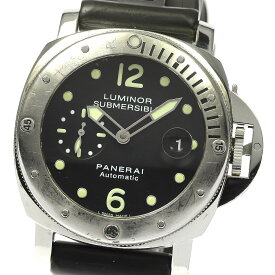 パネライ PANERAI PAM00024 ルミノール サブマーシブル スモールセコンド 自動巻き メンズ 箱・保証書付き_807392【中古】