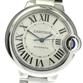 カルティエ CARTIER W6920071 バロンブルー MM 自動巻き ボーイズ _809277【中古】