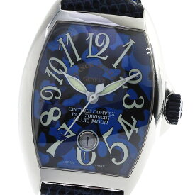 フランクミュラー FRANCK MULLER 7080SCDT トノーカーベックス ブルームーン デイト 自動巻き メンズ 良品 _811130【ev15】【中古】