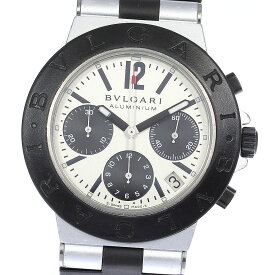 ブルガリ BVLGARI AC38TA アルミニウム クロノグラフ 自動巻き メンズ _811788【中古】