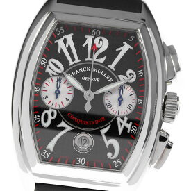 フランクミュラー FRANCK MULLER 8005CC コンキスタドール デイト 自動巻き メンズ 美品 箱・保証書付き_813321【中古】