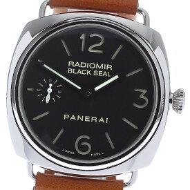 パネライ PANERAI PAM00183 ラジオミール ブラックシール スモールセコンド 手巻き メンズ 箱・保証書付き_813330【中古】