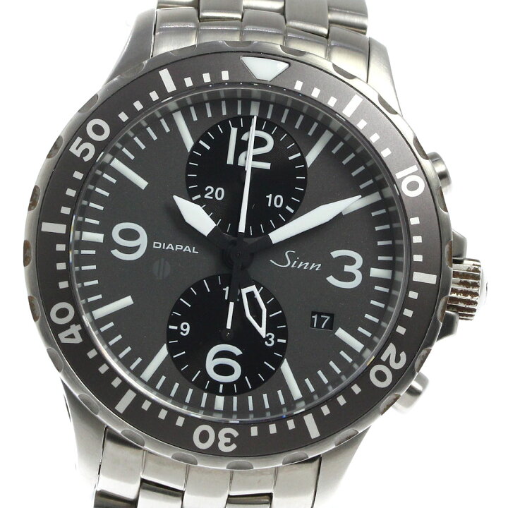 楽天市場】ジン Sinn 757 757 ディアパル デイト クロノグラフ 自動 