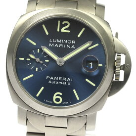 パネライ PANERAI PAM00283 ルミノール マリーナ デイト 自動巻き メンズ 良品 箱付き_811925【中古】